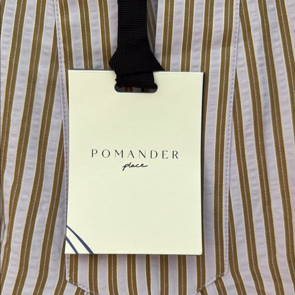 Tuckernuck Purple Boxy Puff Sleeve Blouse - Picture 2 of 4